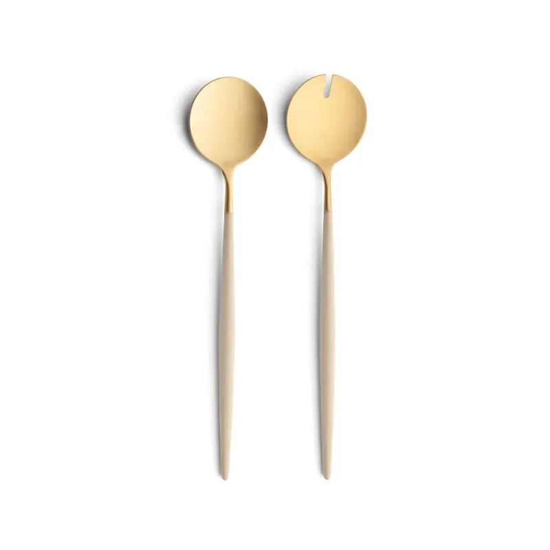 Cutipol Besteck Goa ivory/gold Salatbesteck