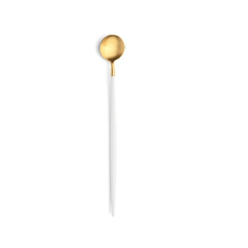 Cutipol Besteck Goa weiß/gold Longdrinklöffel 21 cm