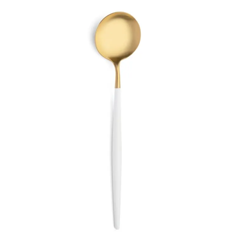 Cutipol Besteck Goa weiß/gold Servierlöffel 26,5 cm