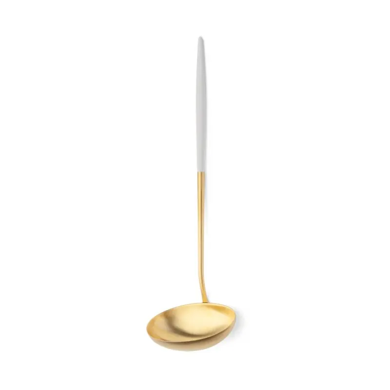 Cutipol Besteck Goa weiß/gold Suppenkelle 30 cm