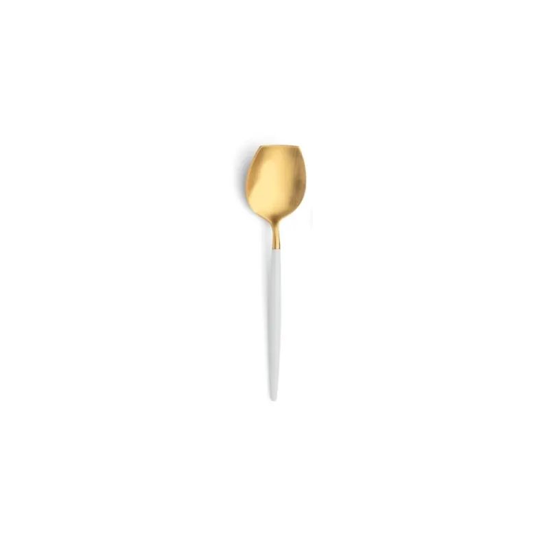 Cutipol Besteck Goa weiß/gold Zuckerlöffel 13,3 cm