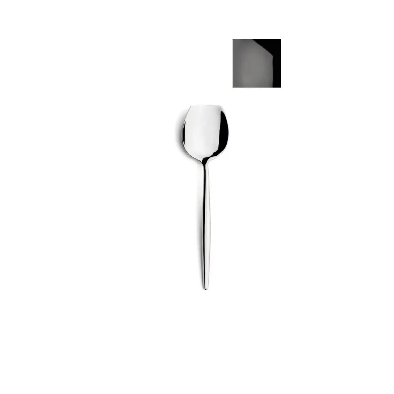 Cutipol Besteck Moon schwarz Zuckerlöffel 12,5 cm
