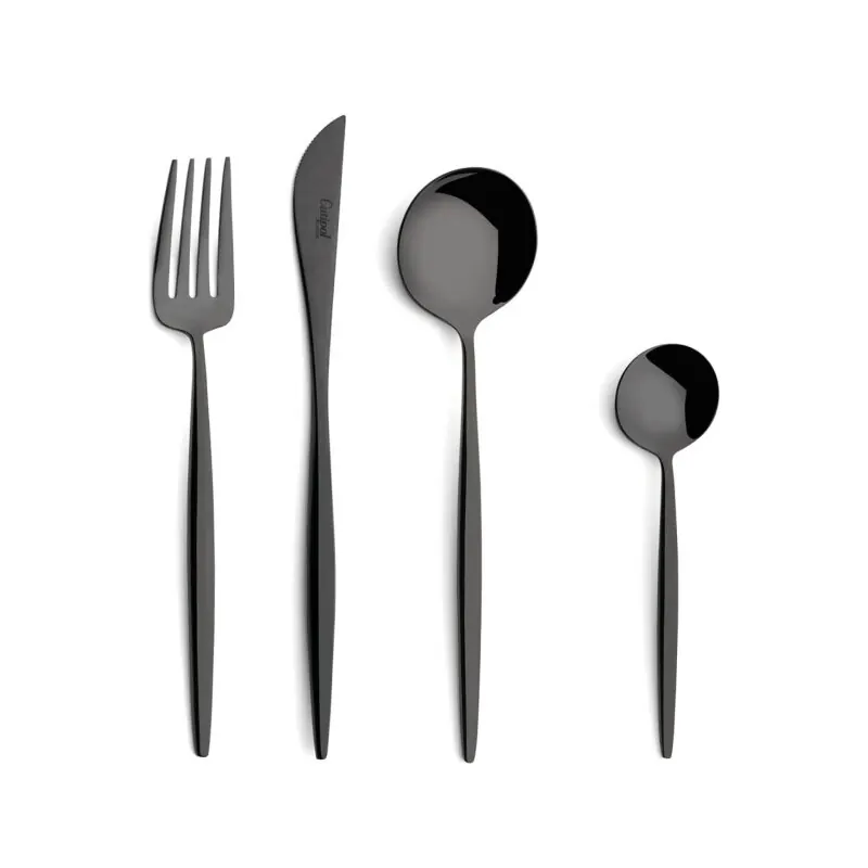 Cutipol Besteck Moon schwarz