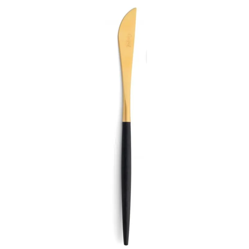 Cutipol Goa Dessertmesser schwarz/gold
