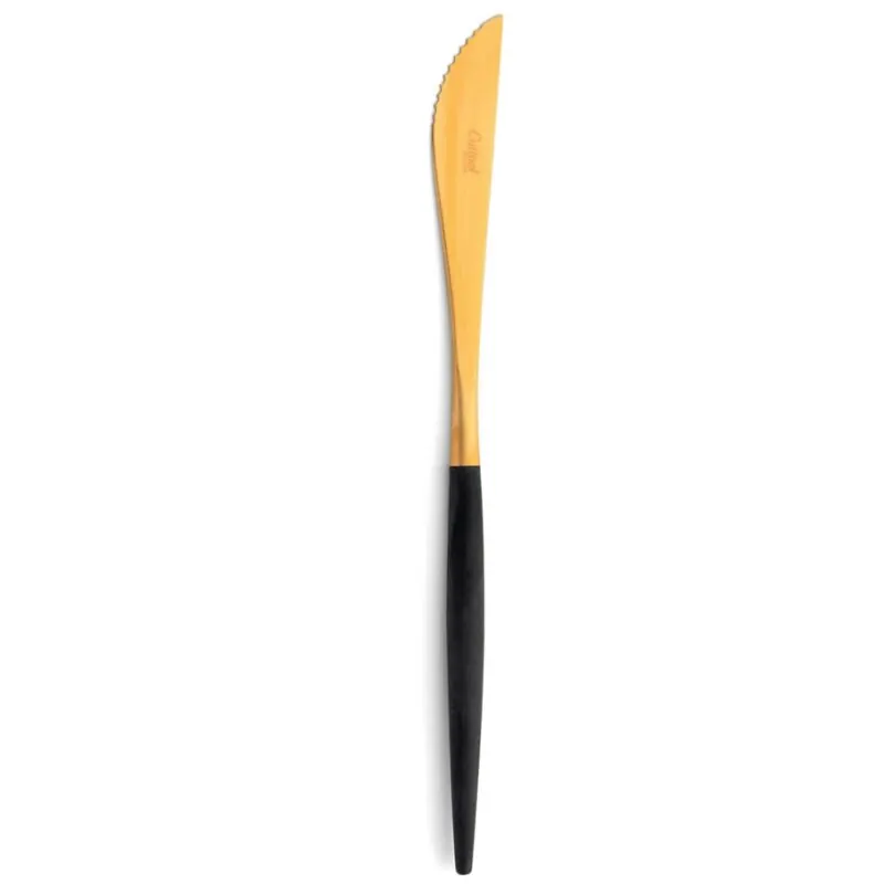 Cutipol Goa Steakmesser schwarz/gold
