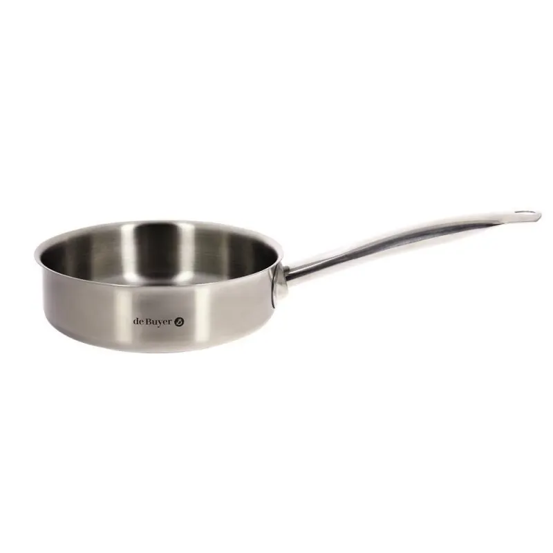 de Buyer "Prim' Appety" gerade Sauteuse aus Edelstahl | Ø 24 cm