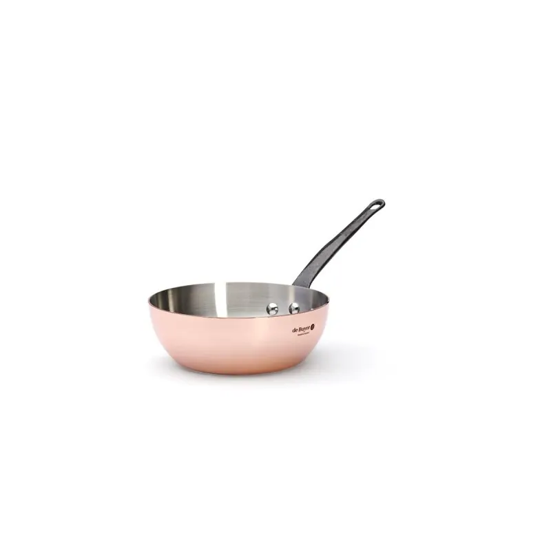 de Buyer Prima Matera konische Kupfer Sauteuse mit Gussgriff Ø 20 cm