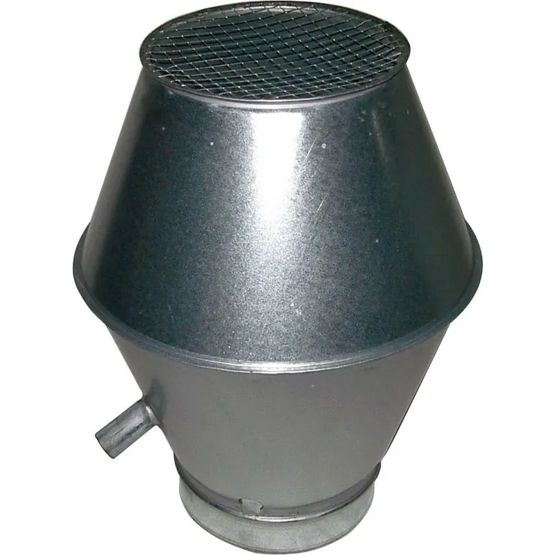 Deflektorhaube 430 x 430 x 620 mm für 250er Rohre 6/250