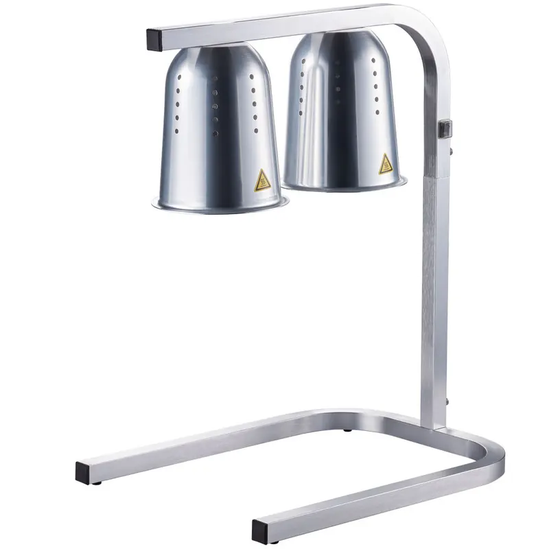 Doppel-Buffetwärmelampe 0,5 kW Abmessung 360 x 480 x 605 mm (BxTxH)
