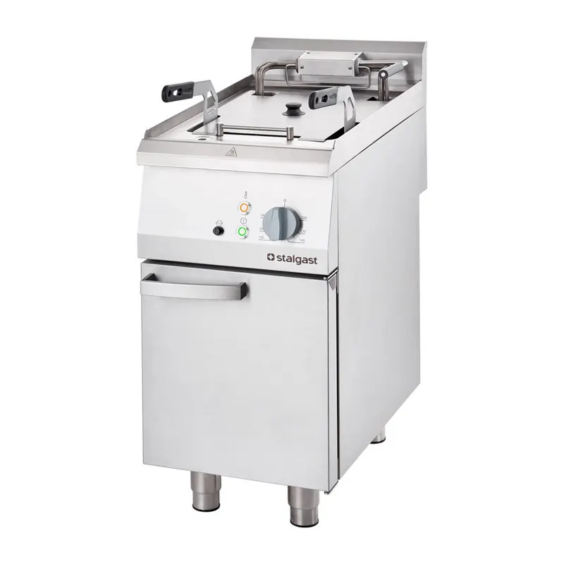 Edelstahl Elektro-Fritteuse 15 Liter Einzelbecken Serie 700 ND
