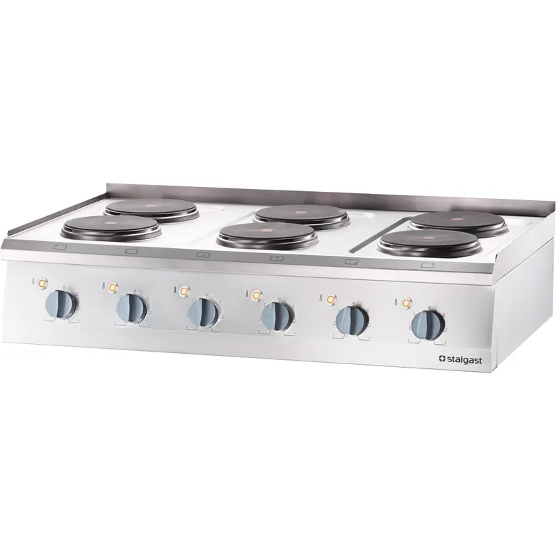 Edelstahl Elektro-Kochfeld als Tischgerät mit 6 Herdplatten Serie 700 ND