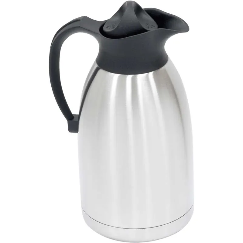 Edelstahl Isolierkanne 2 Liter mit Schraubdeckel