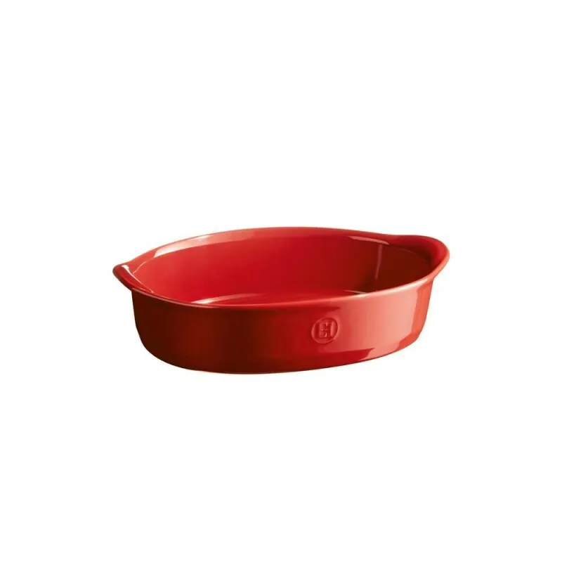 Emile Henry Ofenform oval rot 27 x 17,5 x 6 cm