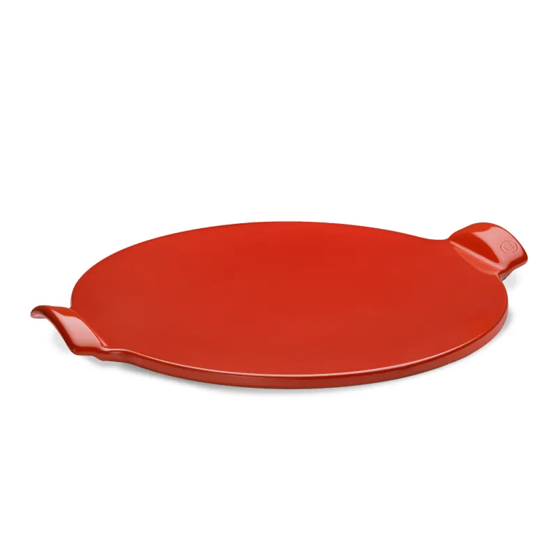 Emile Henry Pizzastein rot glatt Ø 40 cm