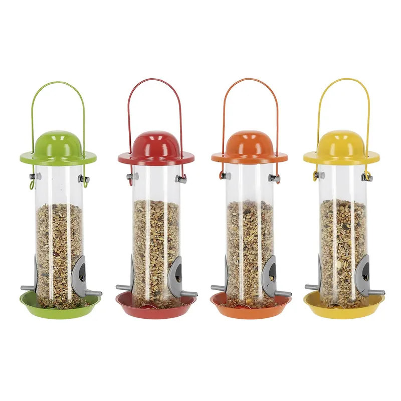 ESSCHERT DESIGN Vogelfuttersilo bunt – 24er Vorteilset