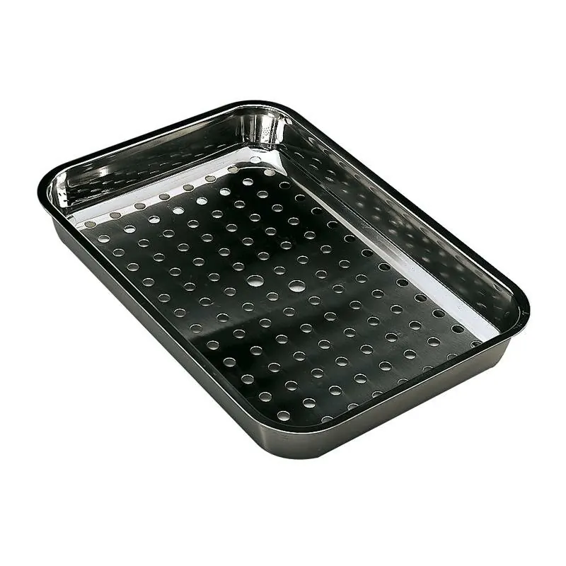 Fettwanne 410 x 310 x 55 mm mit eingelegtem Lochblech PT0041