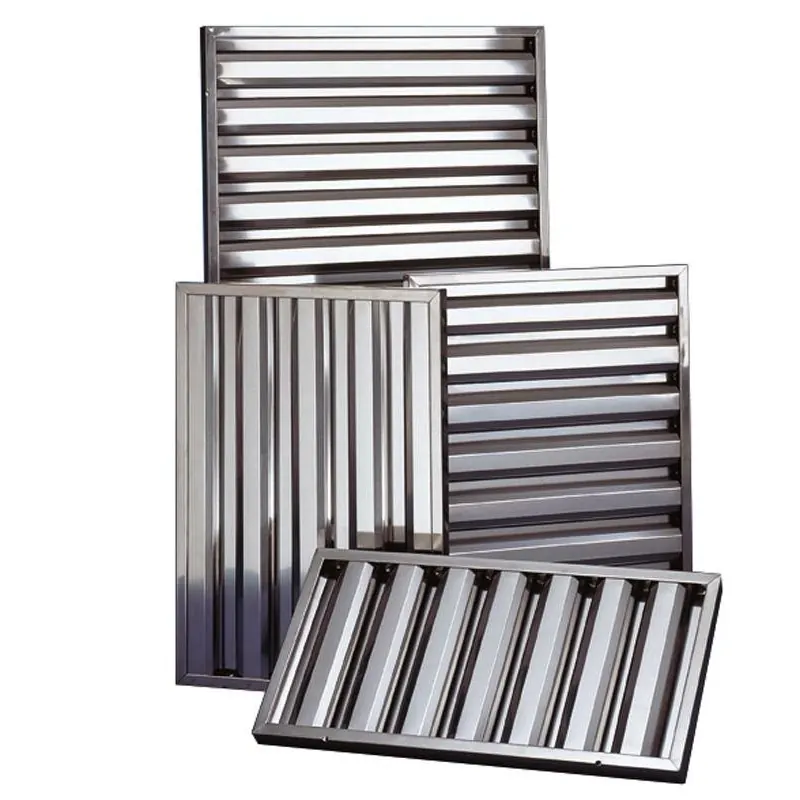 Flammschutzfilter 400 x 400 x 25 mm Edelstahl FA400x400x25