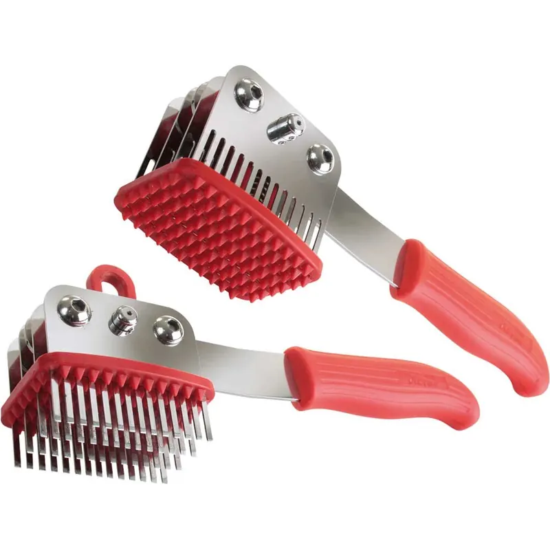 Fleischklopfer Griff rot 56 Stechhilfen