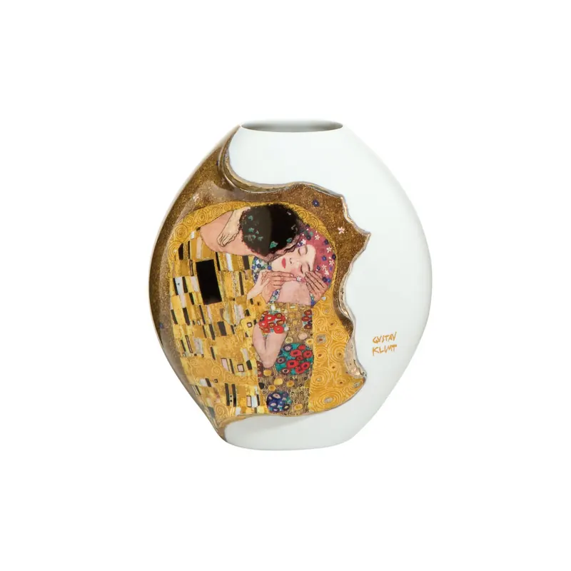 Goebel Artis Orbis Gustav Klimt – Der Kuss Vase 12 × 7,5 × 14 cm