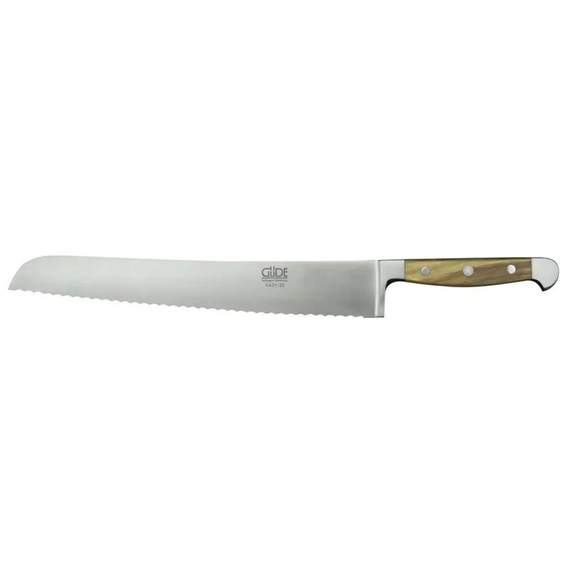 Güde ALPHA OLIVE Brotmesser geschmiedet | 32 cm