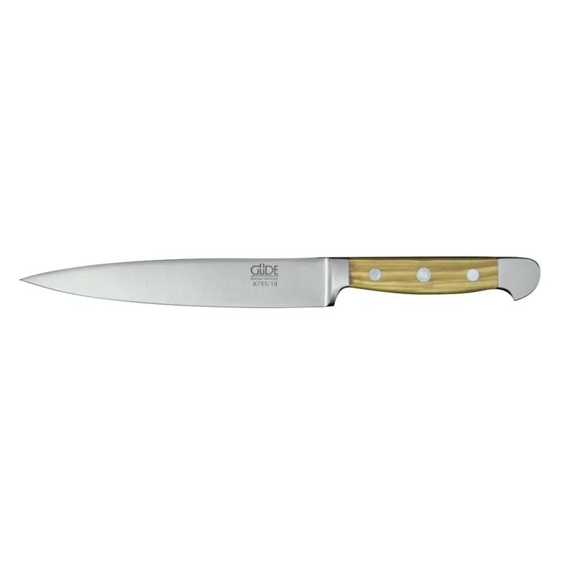 Güde ALPHA OLIVE Filiermesser geschmiedet | flexible Klinge