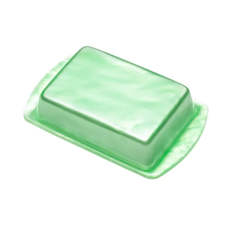 Heim & Söhne Butterdose aus Acrylglas apfelgrün