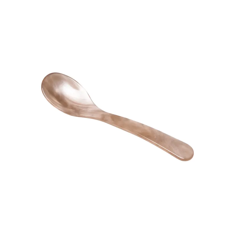 Heim & Söhne Eierlöffel aus Acryl beige