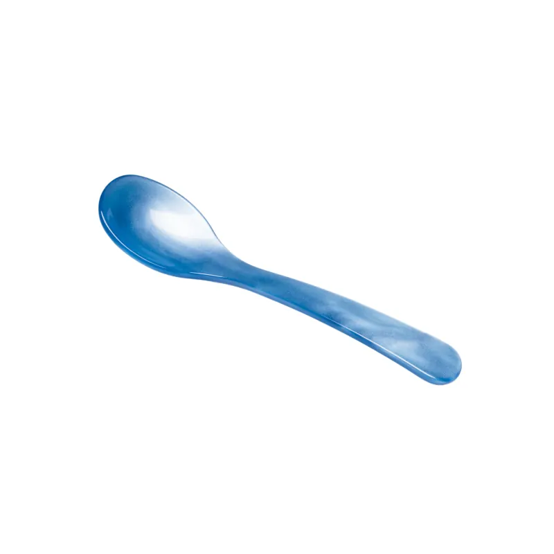 Heim & Söhne Eierlöffel aus Acryl blau