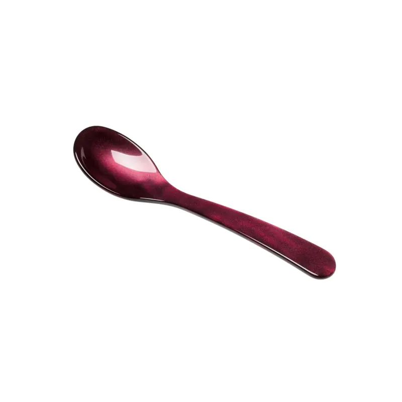 Heim & Söhne Eierlöffel aus Acryl bordeaux