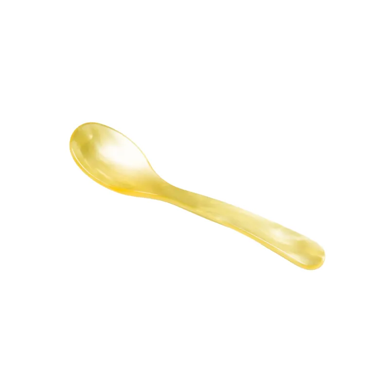 Heim & Söhne Eierlöffel aus Acryl gelb