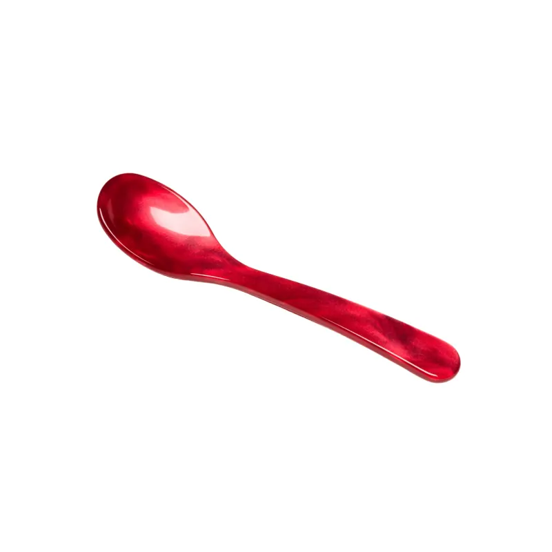 Heim & Söhne Eierlöffel aus Acryl rot