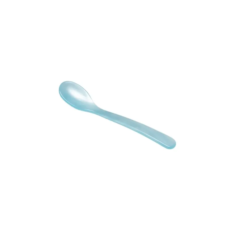 Heim & Söhne Espressolöffel aus Acrylglas 10 cm aqua