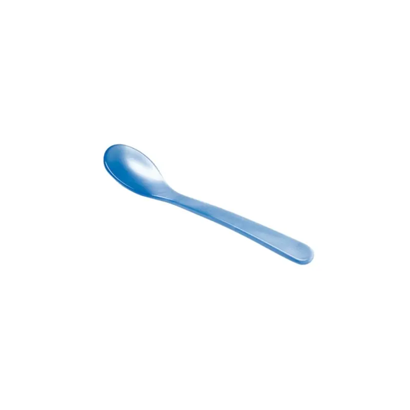 Heim & Söhne Espressolöffel aus Acrylglas 10 cm blau