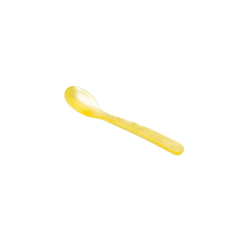 Heim & Söhne Espressolöffel aus Acrylglas 10 cm gelb