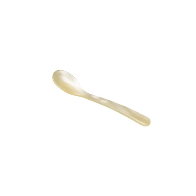 Heim & Söhne Espressolöffel aus Acrylglas 10 cm lind
