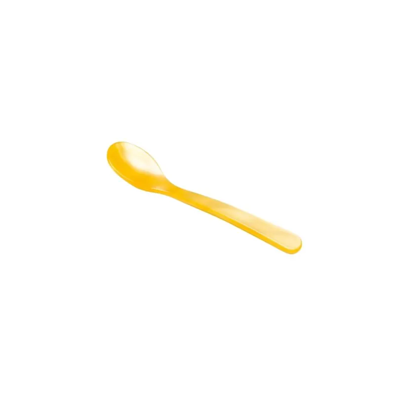 Heim & Söhne Espressolöffel aus Acrylglas 10 cm sonnengelb