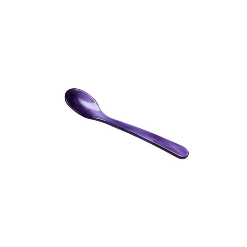 Heim & Söhne Espressolöffel aus Acrylglas 10 cm violett