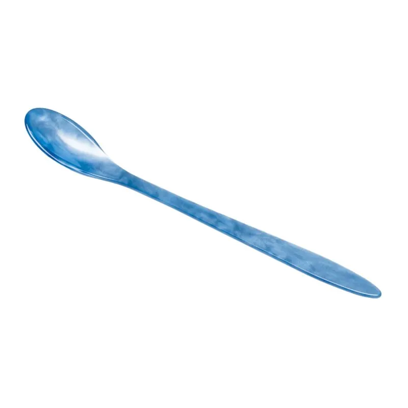 Heim & Söhne Joghurtlöffel aus Acryl blau