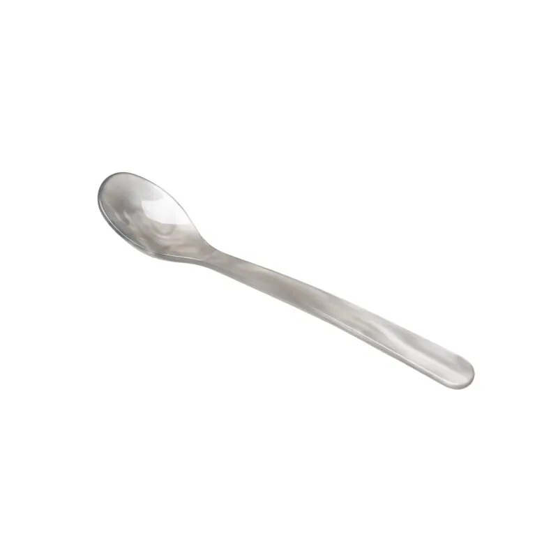Heim & Söhne Löffel aus Acrylglas 16 cm silber