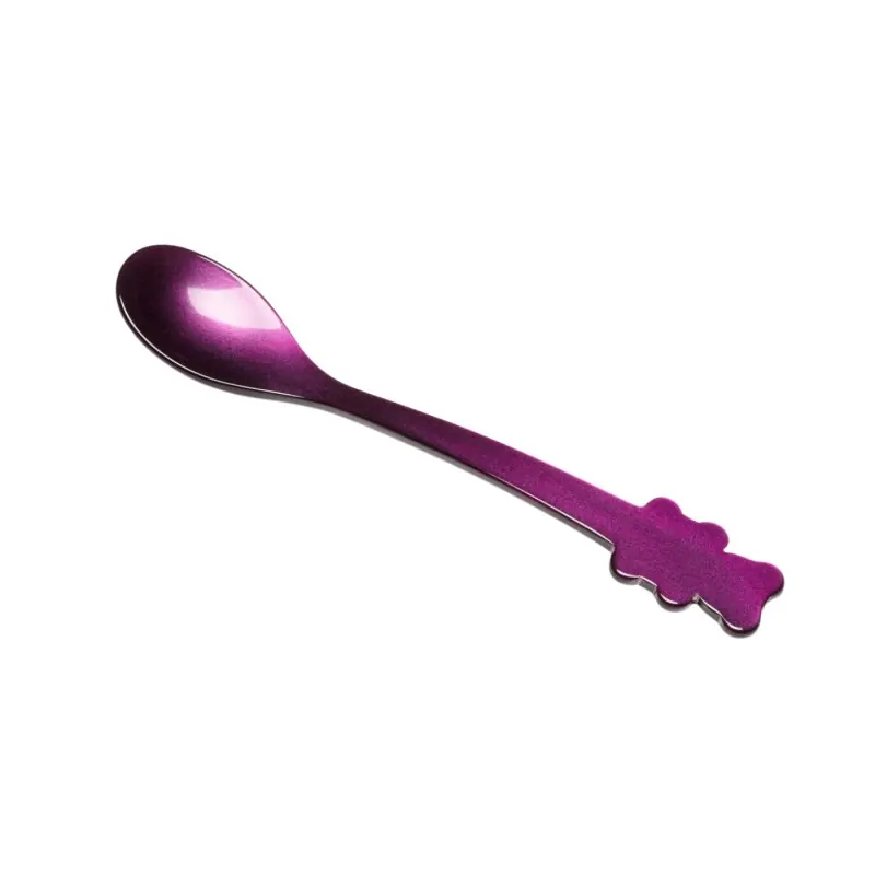 Heim & Söhne Motiv Löffel Bär 15,5 cm pflaume