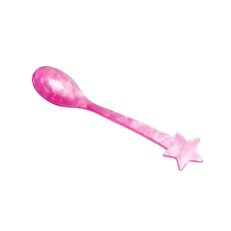Heim & Söhne Motiv Löffel Stern 15 cm pink