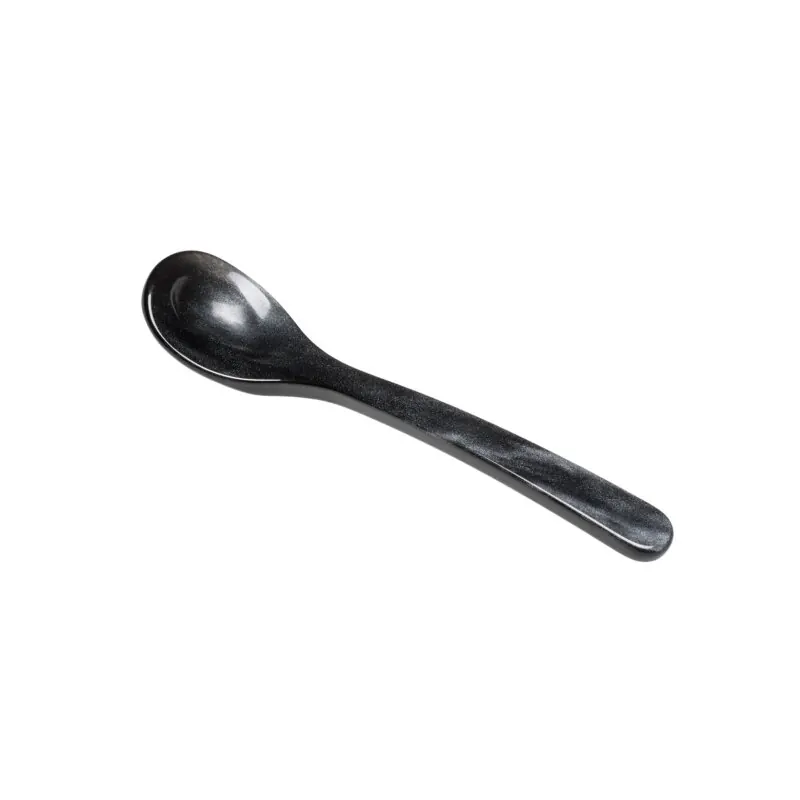 Heim & Söhne Salzlöffel aus Acryl anthrazit 6,5 cm
