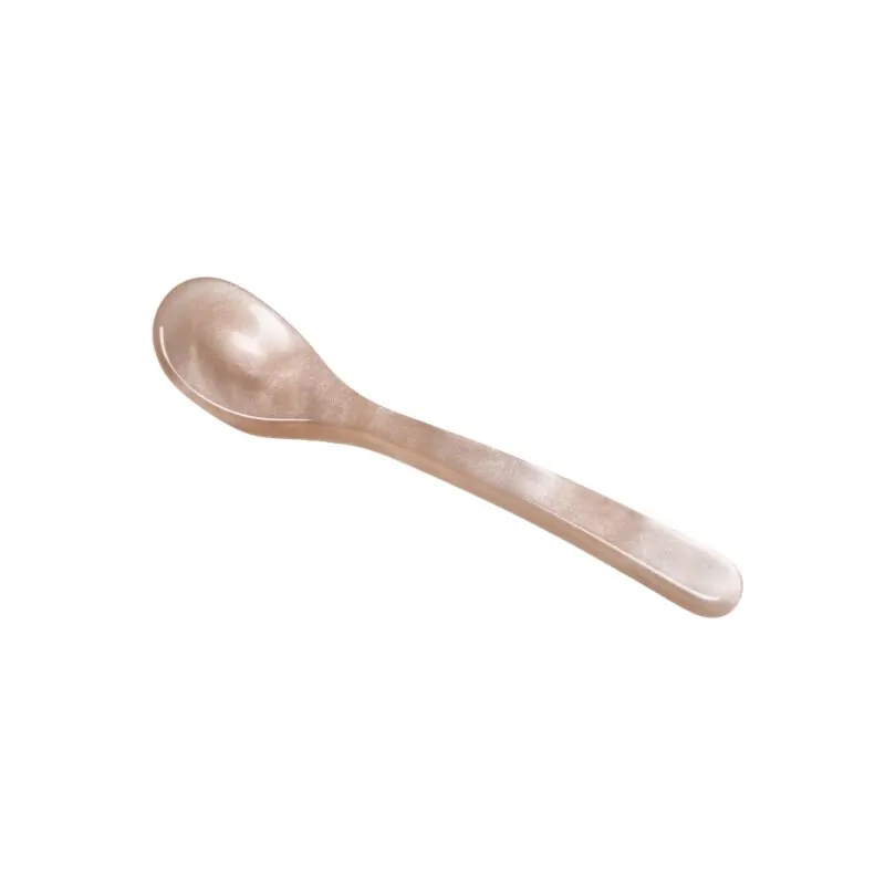 Heim & Söhne Salzlöffel aus Acryl beige 6,5 cm