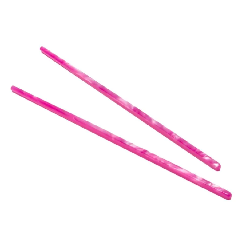 Heim & Söhne Stäbchen Set aus Acrylglas, 2 Stk. pink