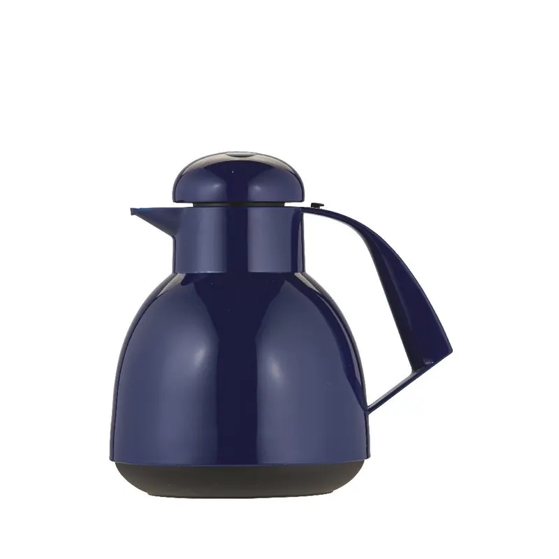 HELIOS Day Push Isolierkanne mit DT 1,0 l blau