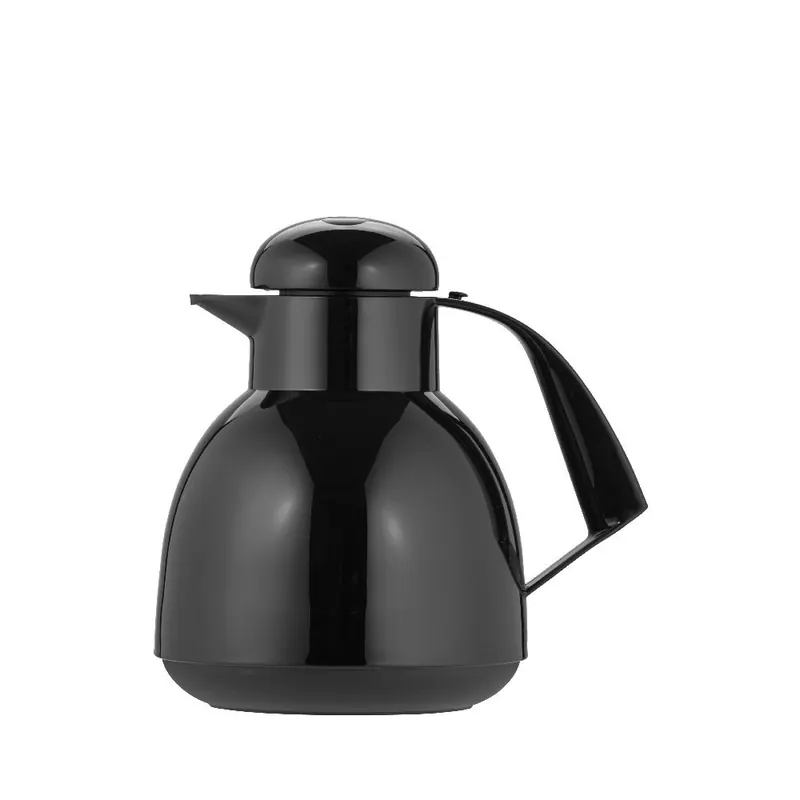 HELIOS Day Push Isolierkanne mit DT 1,0 l schwarz
