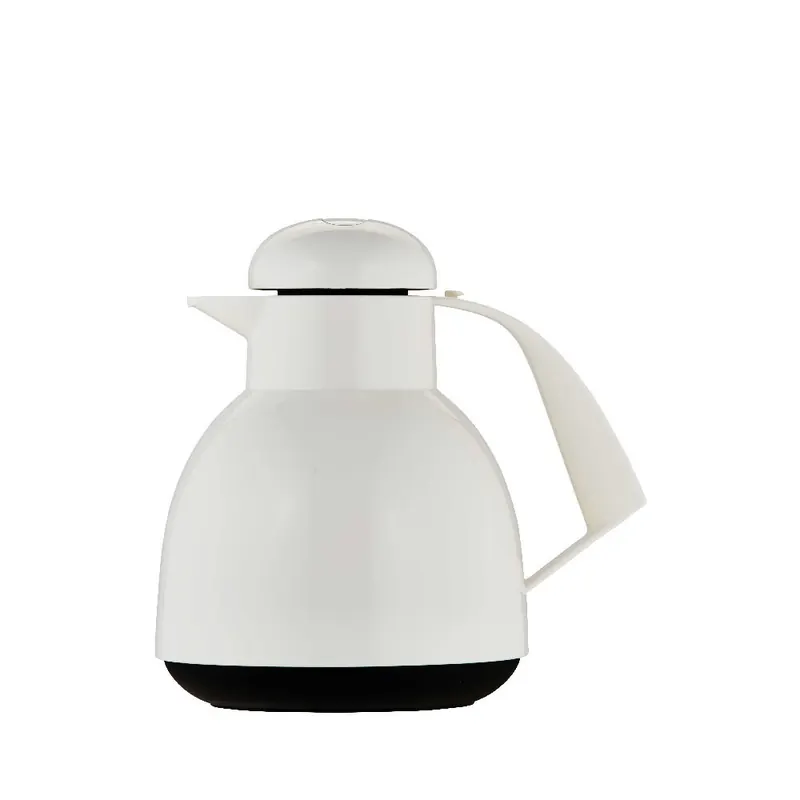 HELIOS Day Push Isolierkanne mit DT 1,0 l weiß