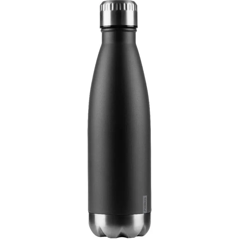 HELIOS Enjoy Edelstahl-Isolierflasche 0,5 l schwarz