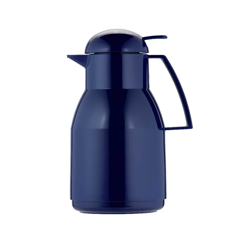 HELIOS Top Push Isolierkanne 1,0 l dunkelblau