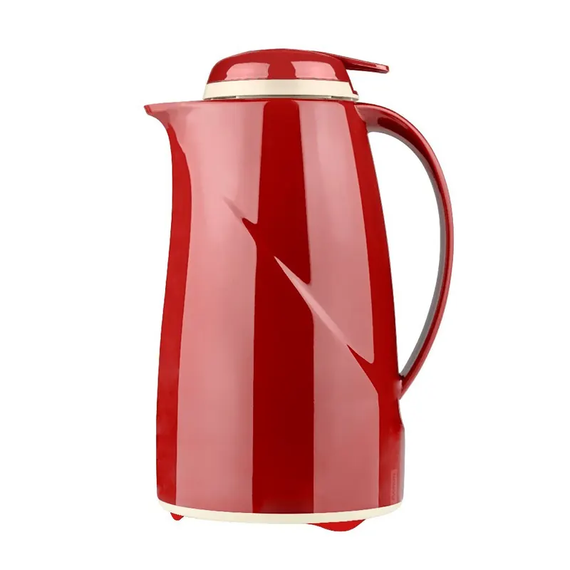 HELIOS Wave Push Isolierkanne mit DT 1,0 l rot